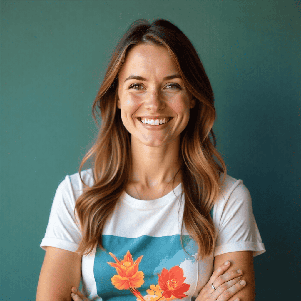 Vibrant printed materials arranged for photography